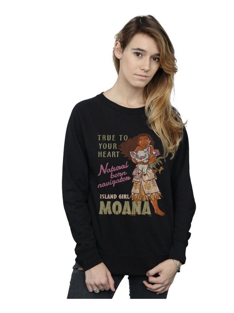 Disney - Sweat NATURAL BORN NAVIGATOR Noir - Kiabi
