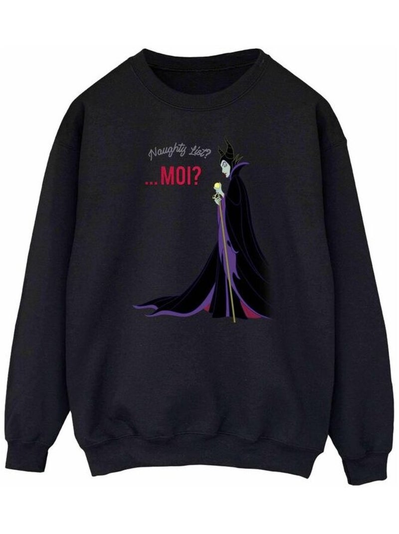 Disney - Sweat NAUGHTY LIST Noir - Kiabi