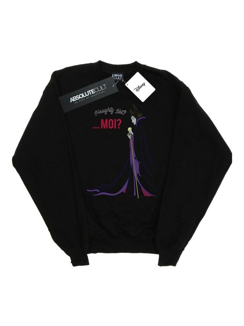 Disney - Sweat NAUGHTY LIST Noir - Kiabi