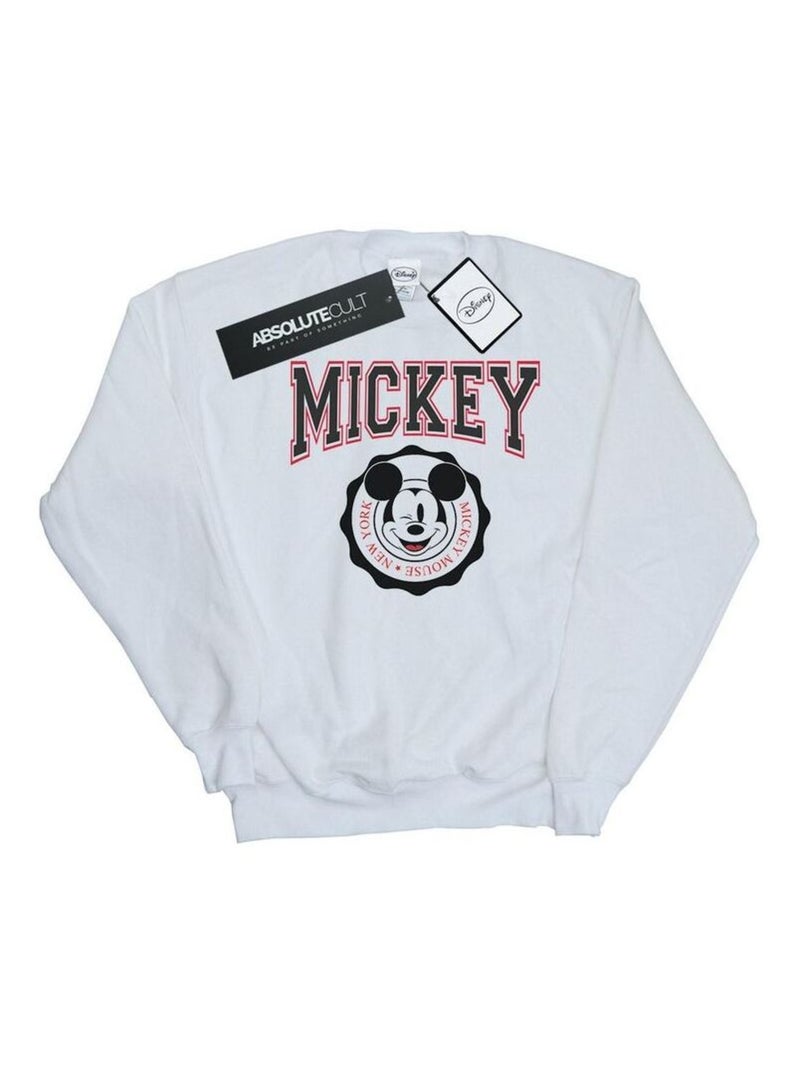 Disney - Sweat NEW YORK Blanc - Kiabi