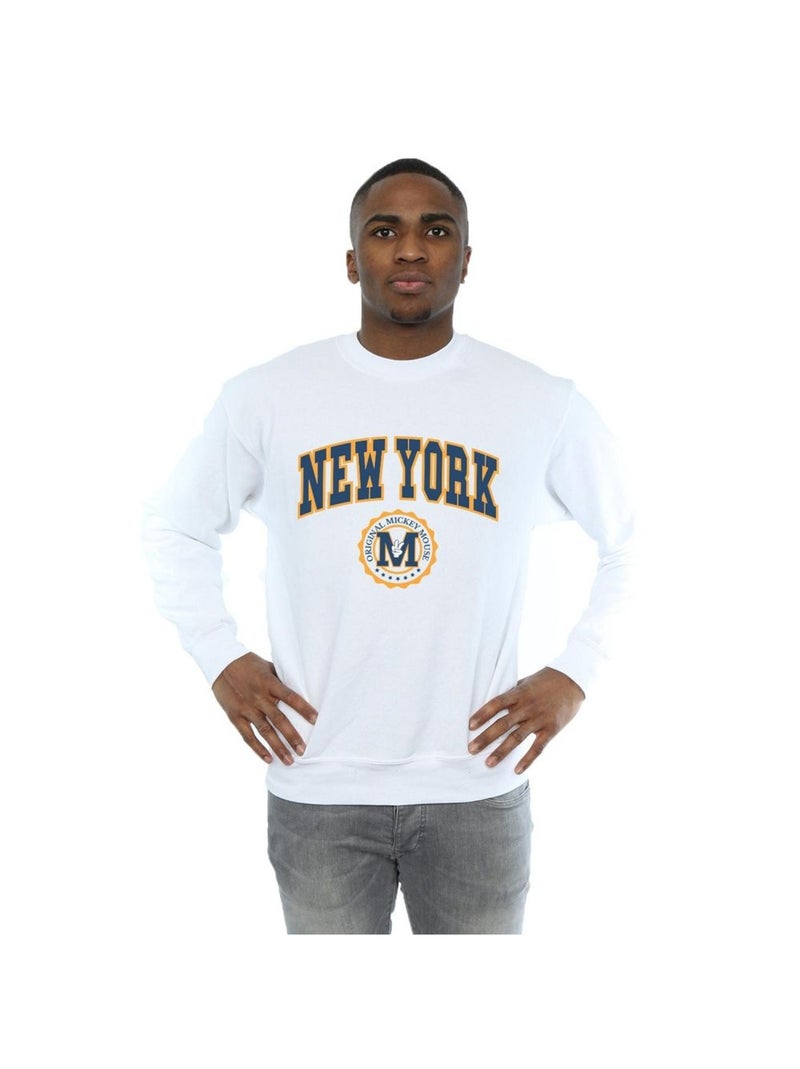 Disney - Sweat NEW YORK Blanc - Kiabi