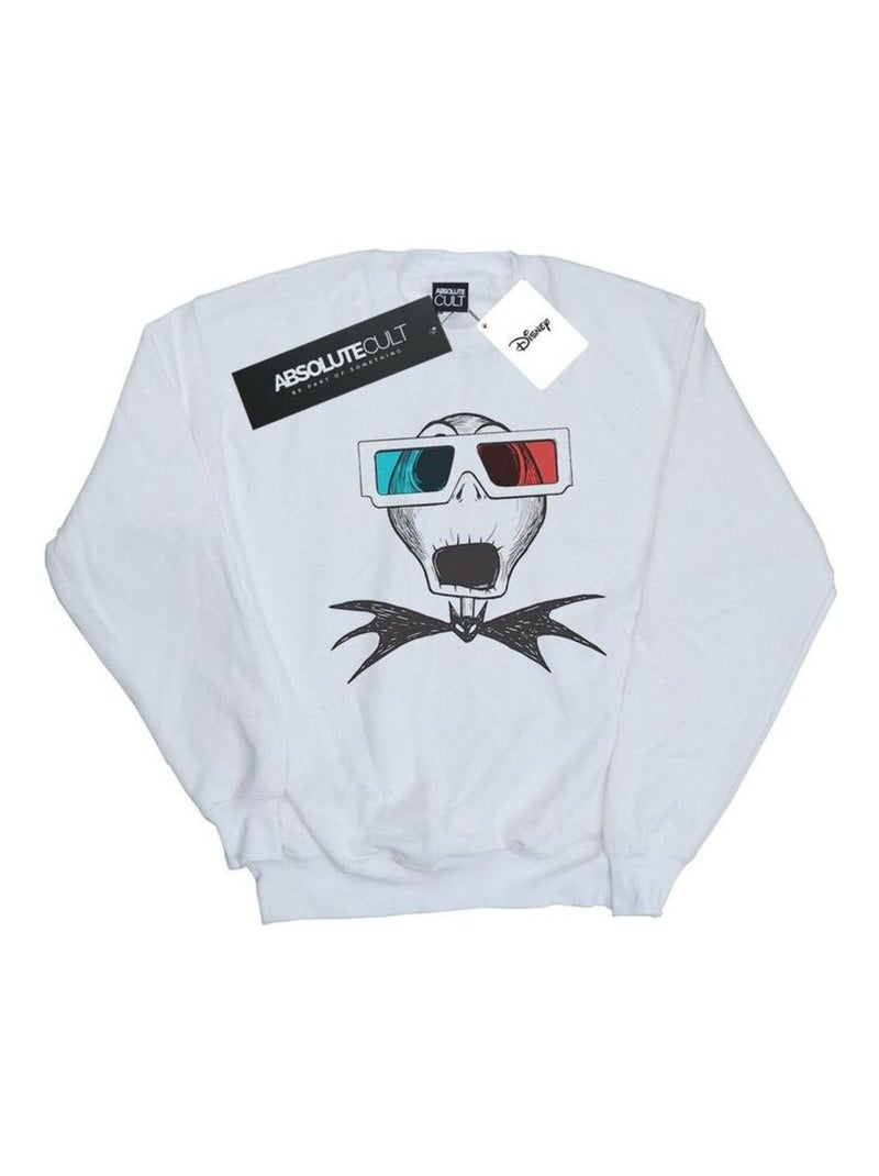 Disney - Sweat NIGHTMARE BEFORE CHRISTMAS Blanc - Kiabi