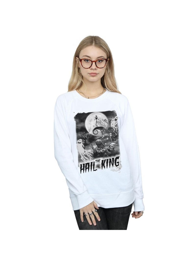 Disney - Sweat NIGHTMARE BEFORE CHRISTMAS HAIL THE KING Blanc - Kiabi