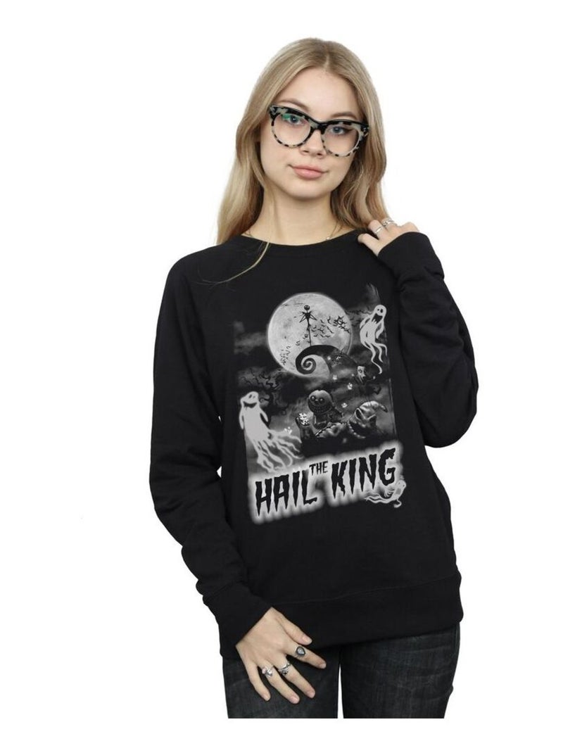 Disney - Sweat NIGHTMARE BEFORE CHRISTMAS HAIL THE KING Noir - Kiabi