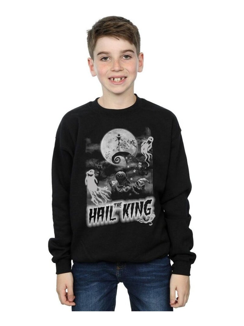 Disney - Sweat NIGHTMARE BEFORE CHRISTMAS HAIL THE KING Noir - Kiabi