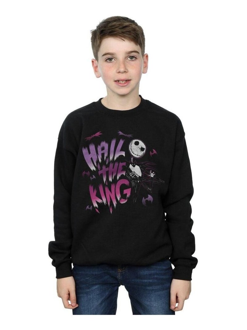 Disney - Sweat NIGHTMARE BEFORE CHRISTMAS HAIL THE KING Noir - Kiabi
