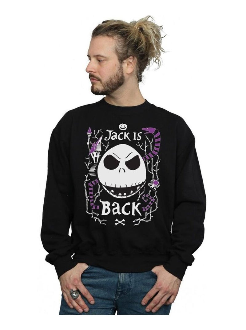 Disney - Sweat NIGHTMARE BEFORE CHRISTMAS JACK IS BACK Noir - Kiabi