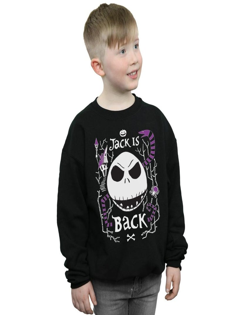 Disney - Sweat NIGHTMARE BEFORE CHRISTMAS JACK IS BACK Noir - Kiabi