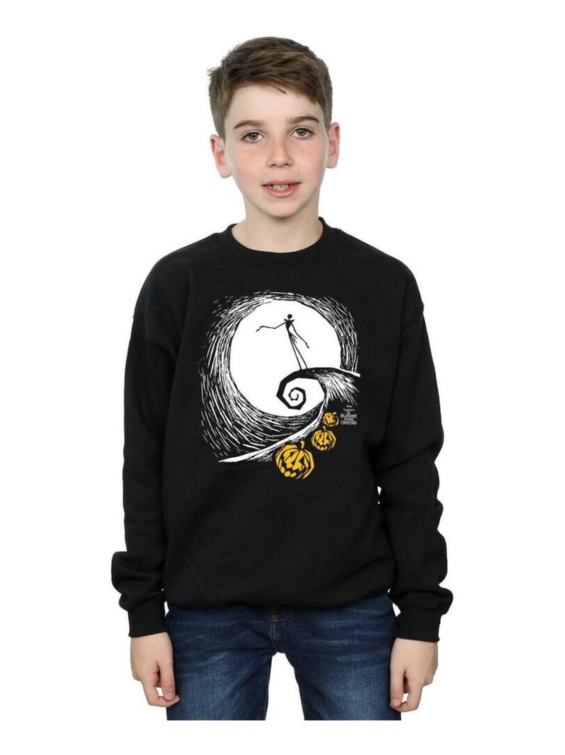 Disney - Sweat NIGHTMARE BEFORE CHRISTMAS JACK'S LAMENT Noir - Kiabi