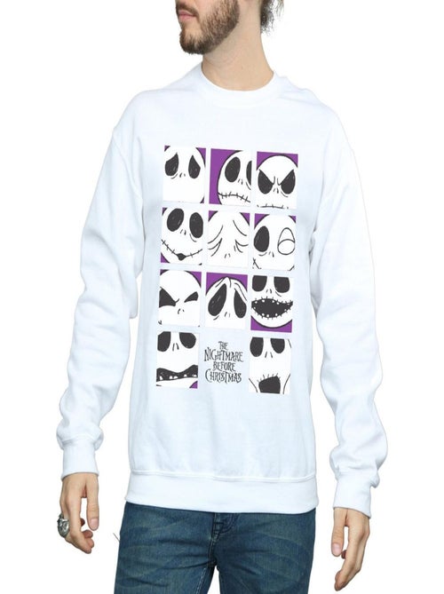 Disney - Sweat NIGHTMARE BEFORE CHRISTMAS MANY FACES OF JACK - Kiabi Disney - Sweat NIGHTMARE BEFORE CHRISTMAS MANY FACES OF JACK - Kiabi