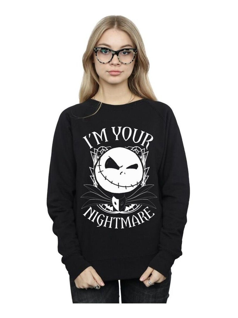 Disney - Sweat NIGHTMARE BEFORE CHRISTMAS Noir - Kiabi