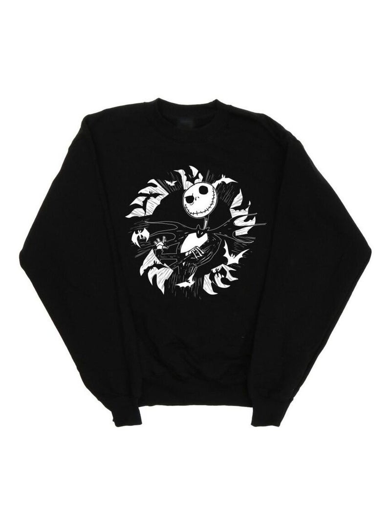 Disney - Sweat NIGHTMARE BEFORE CHRISTMAS Noir - Kiabi