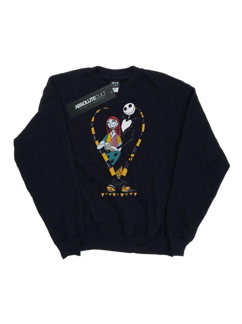 Disney - Sweat NIGHTMARE BEFORE CHRISTMAS Noir - Kiabi