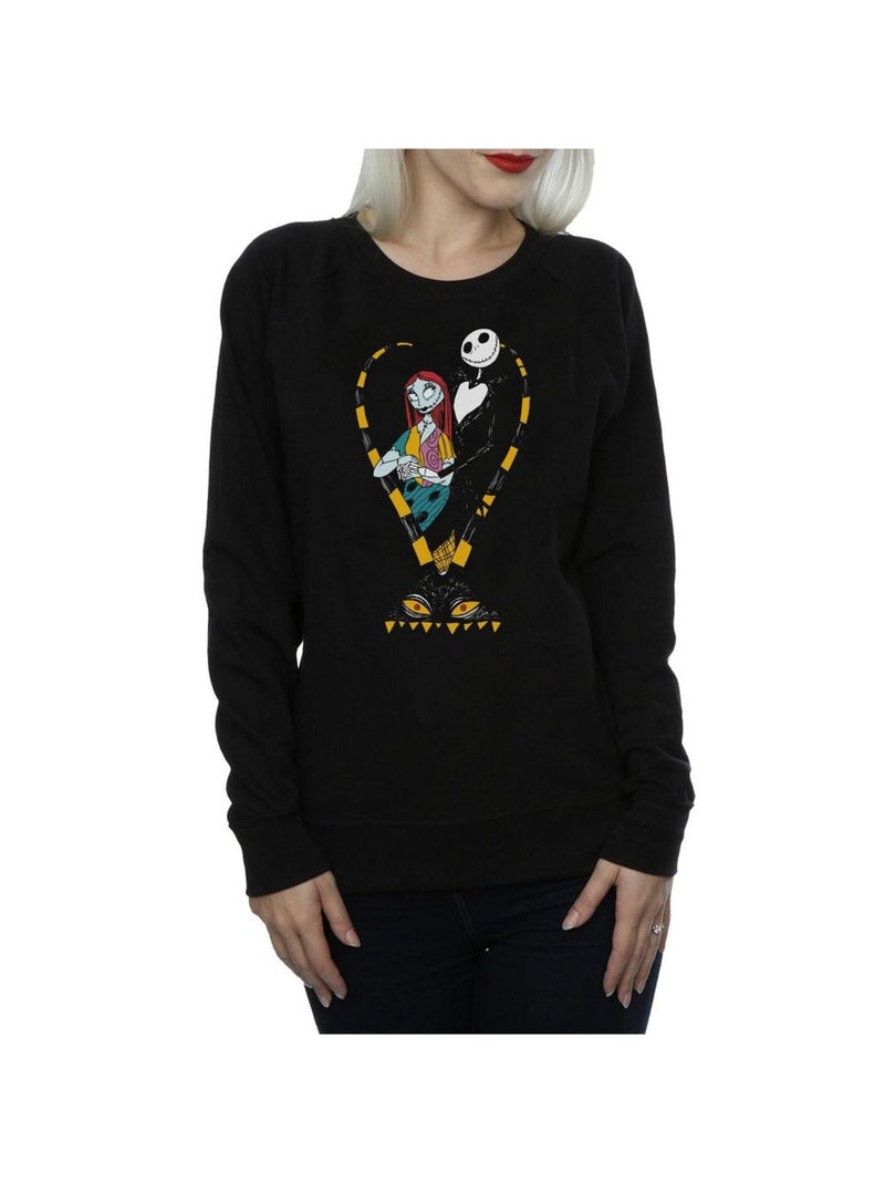 Disney - Sweat NIGHTMARE BEFORE CHRISTMAS Noir - Kiabi