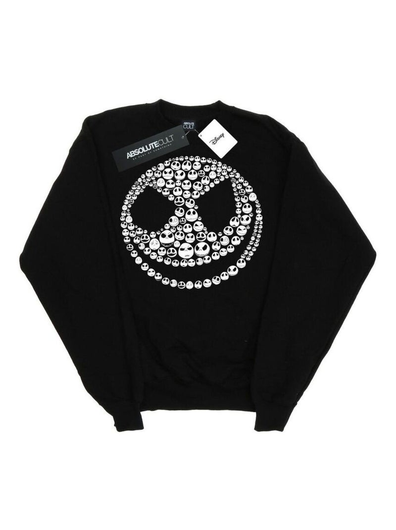 Disney - Sweat NIGHTMARE BEFORE CHRISTMAS Noir - Kiabi