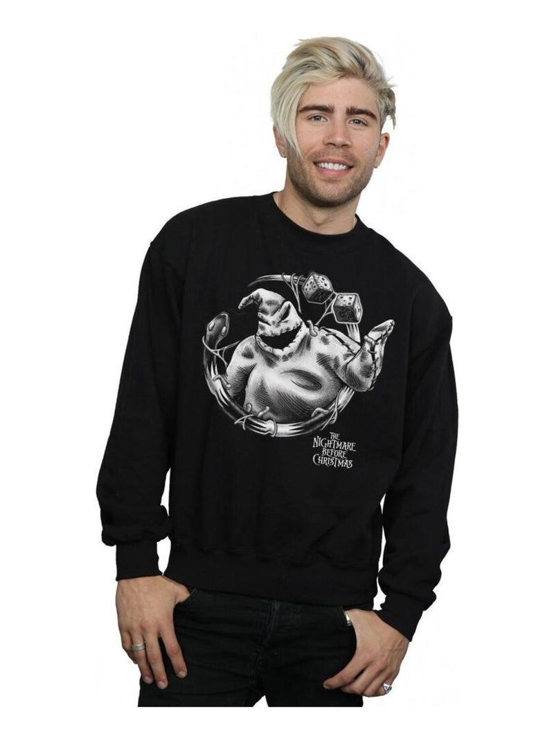 Disney - Sweat NIGHTMARE BEFORE CHRISTMAS Noir - Kiabi