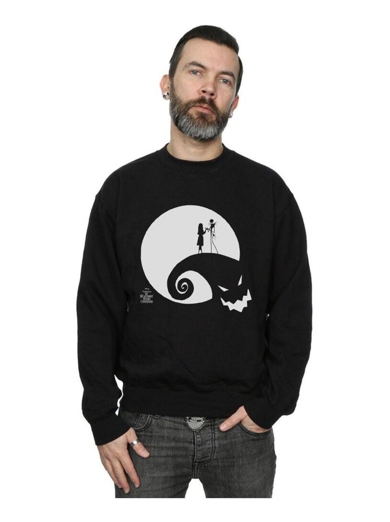Disney - Sweat NIGHTMARE BEFORE CHRISTMAS Noir - Kiabi