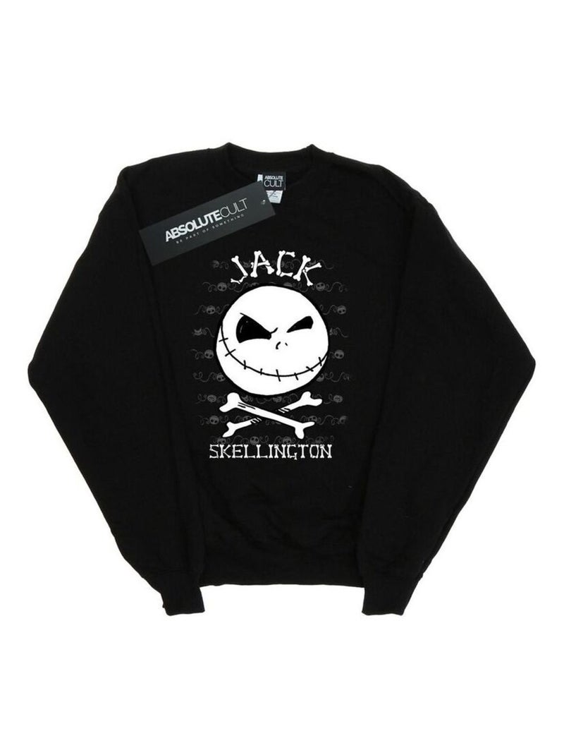 Disney - Sweat NIGHTMARE BEFORE CHRISTMAS Noir - Kiabi