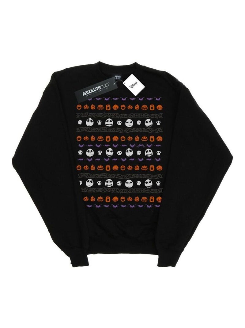 Disney - Sweat NIGHTMARE BEFORE CHRISTMAS Noir - Kiabi