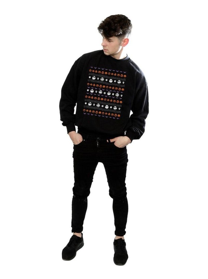 Disney - Sweat NIGHTMARE BEFORE CHRISTMAS Noir - Kiabi