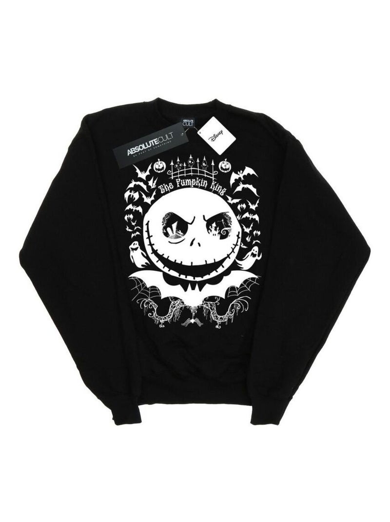 Disney - Sweat NIGHTMARE BEFORE CHRISTMAS Noir - Kiabi
