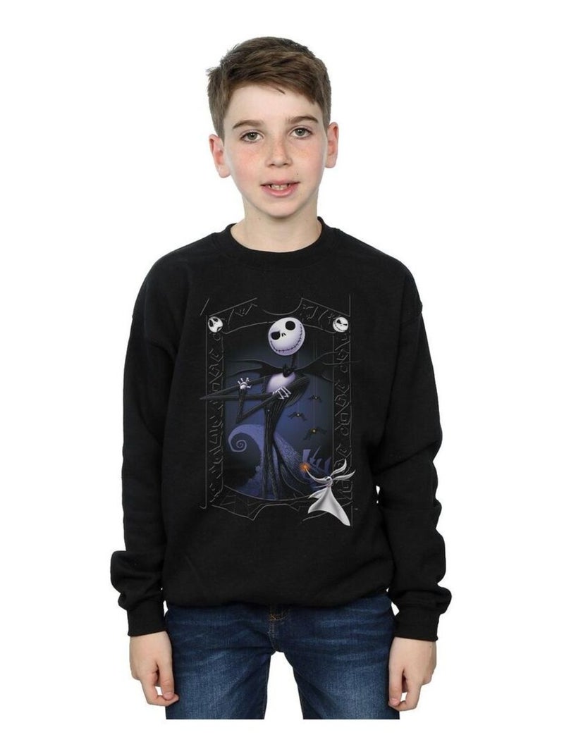 Disney - Sweat NIGHTMARE BEFORE CHRISTMAS Noir - Kiabi