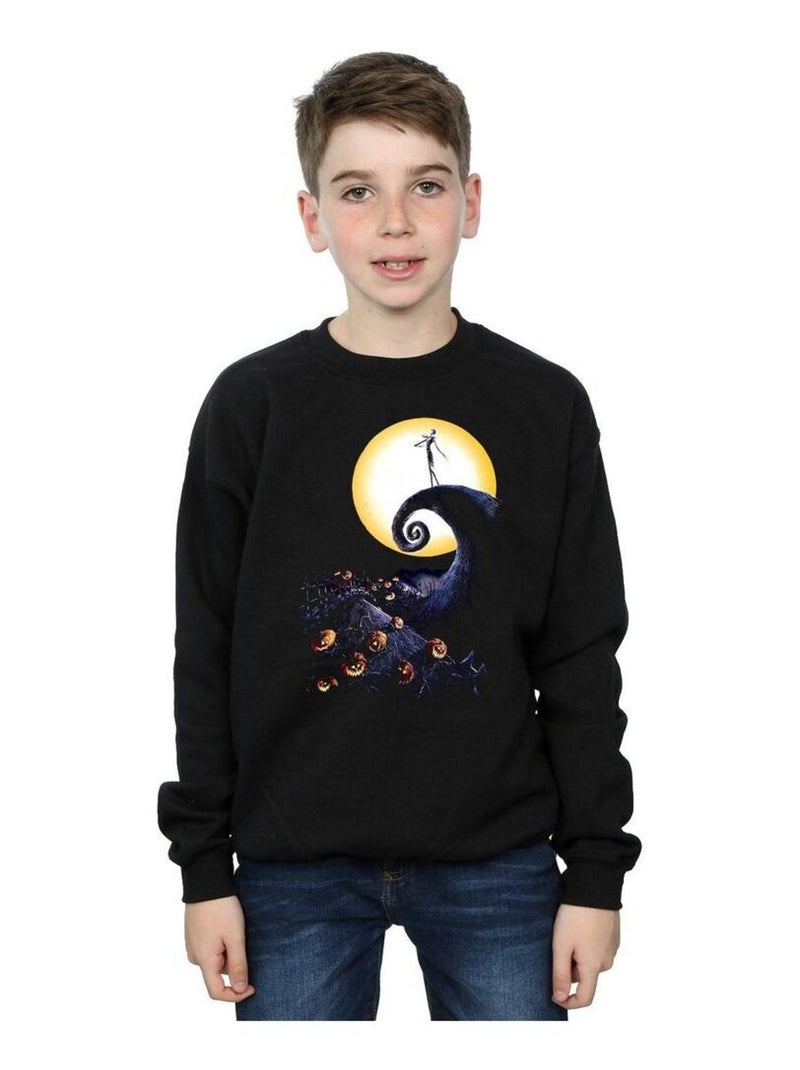 Disney - Sweat NIGHTMARE BEFORE CHRISTMAS Noir - Kiabi