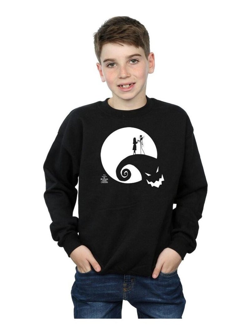 Disney - Sweat NIGHTMARE BEFORE CHRISTMAS Noir - Kiabi