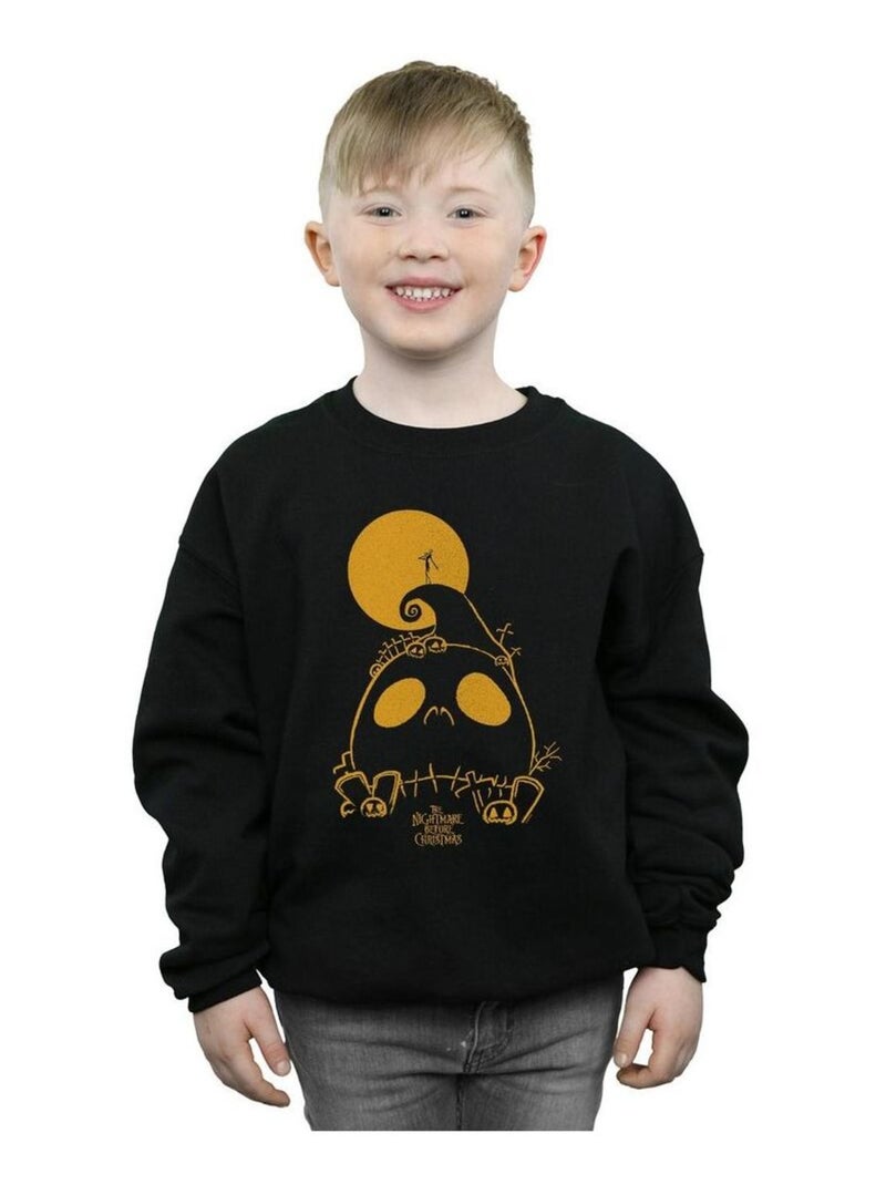Disney - Sweat NIGHTMARE BEFORE CHRISTMAS Noir - Kiabi