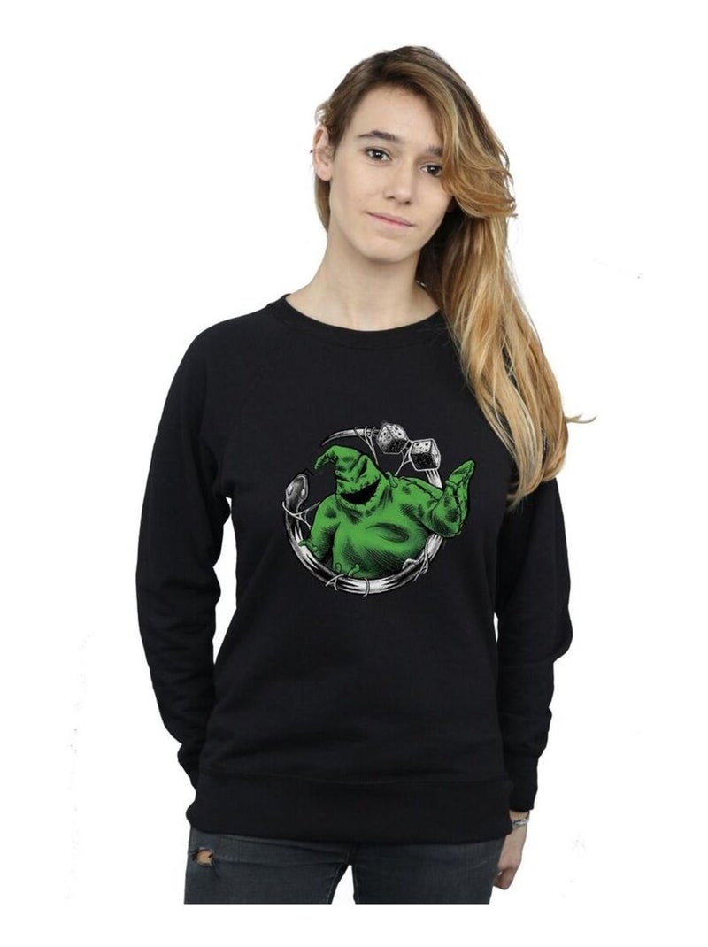 Disney - Sweat NIGHTMARE BEFORE CHRISTMAS ROLL THE DICE Noir - Kiabi