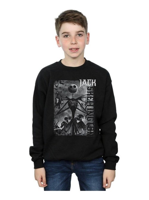 Disney - Sweat NIGHTMARE BEFORE CHRISTMAS SKELLINGTON - Kiabi