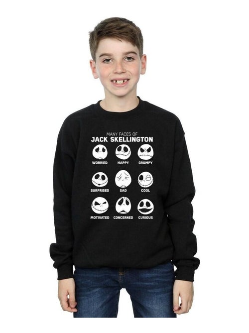 Disney - Sweat NIGHTMARE BEFORE CHRISTMAS THE MANY FACES OF JACK - Kiabi