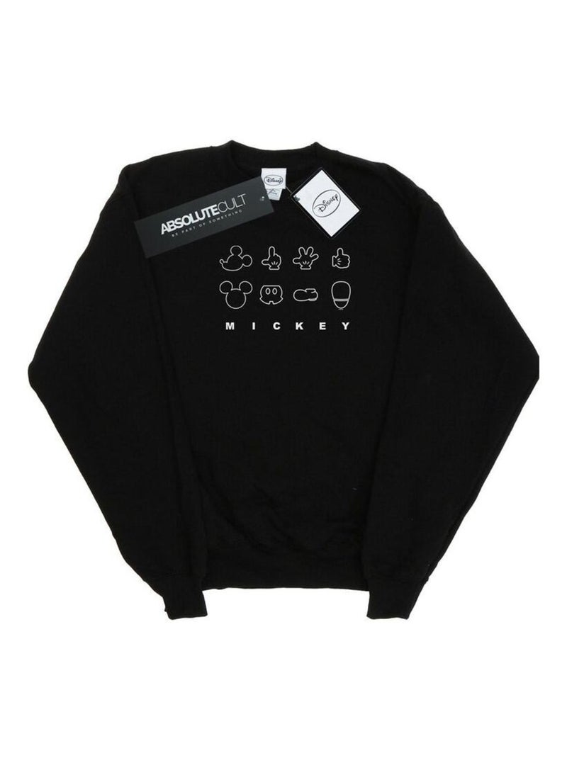 Disney - Sweat Noir - Kiabi