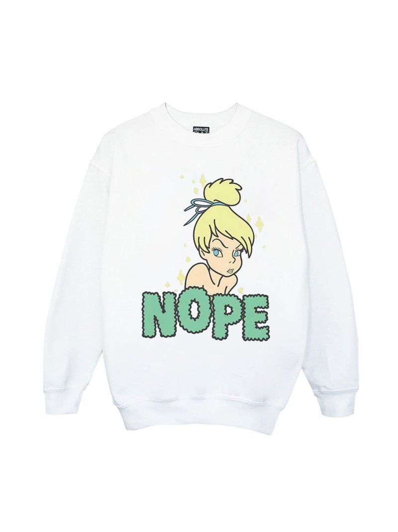 Disney - Sweat NOPE Blanc - Kiabi