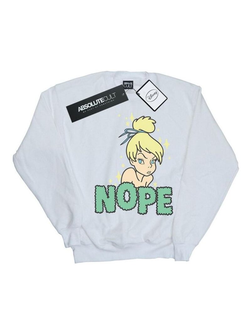 Disney - Sweat NOPE Blanc - Kiabi