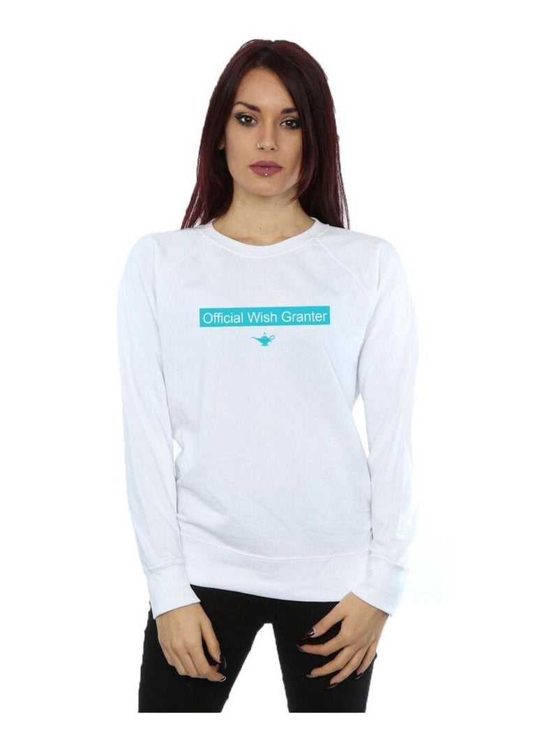 Disney - Sweat OFFICIAL WISH GRANTER Blanc - Kiabi