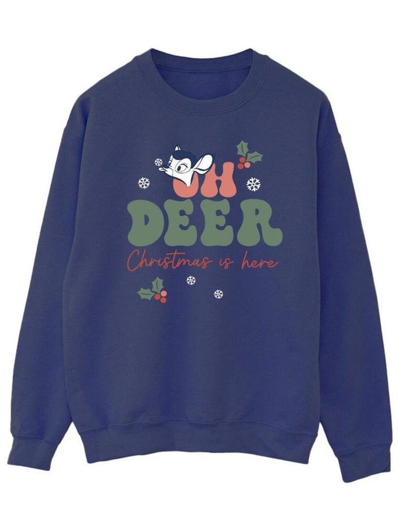 Disney - Sweat OH DEER Bleu marine - Kiabi