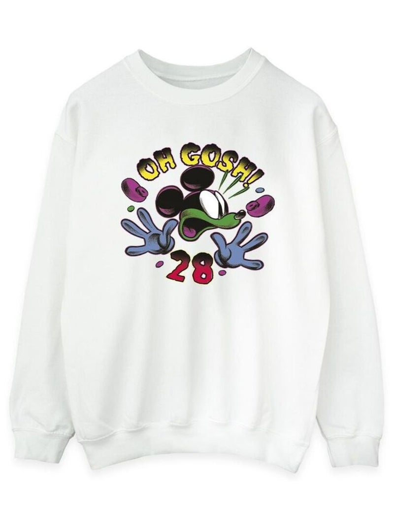 Disney - Sweat OH GOSH Blanc - Kiabi