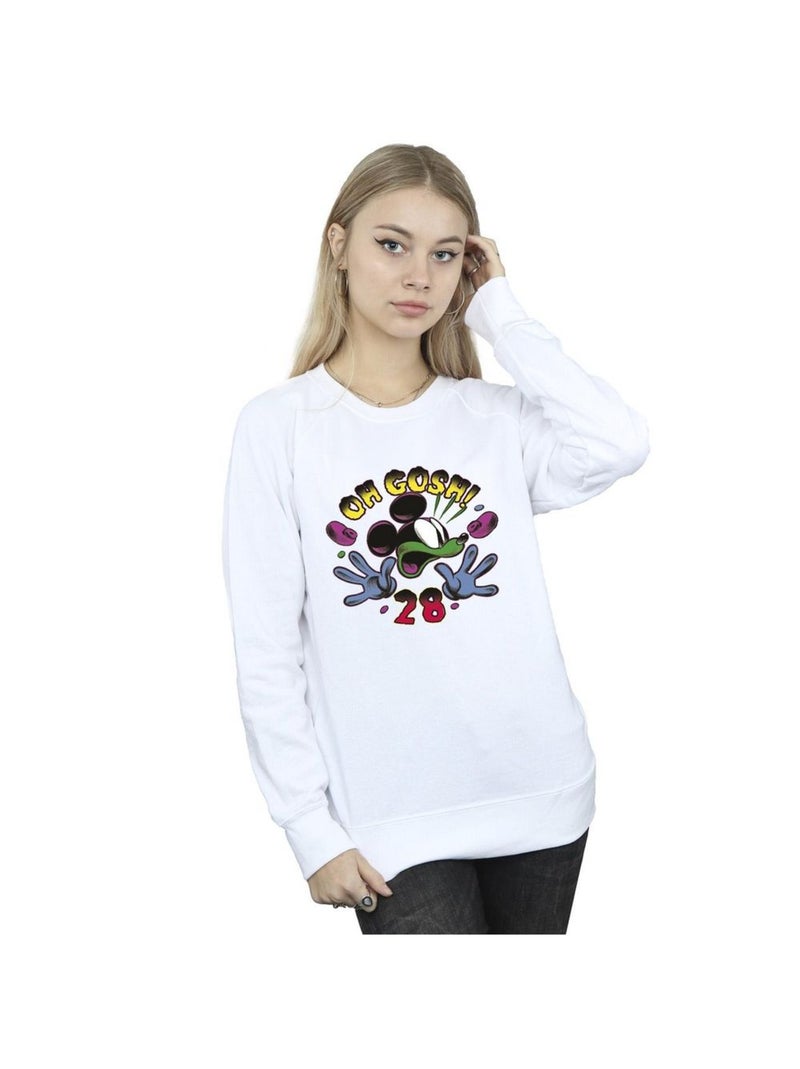 Disney - Sweat OH GOSH Blanc - Kiabi