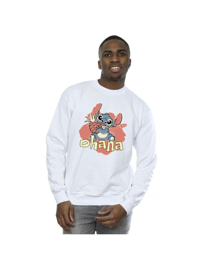 Disney - Sweat OHANA Blanc - Kiabi