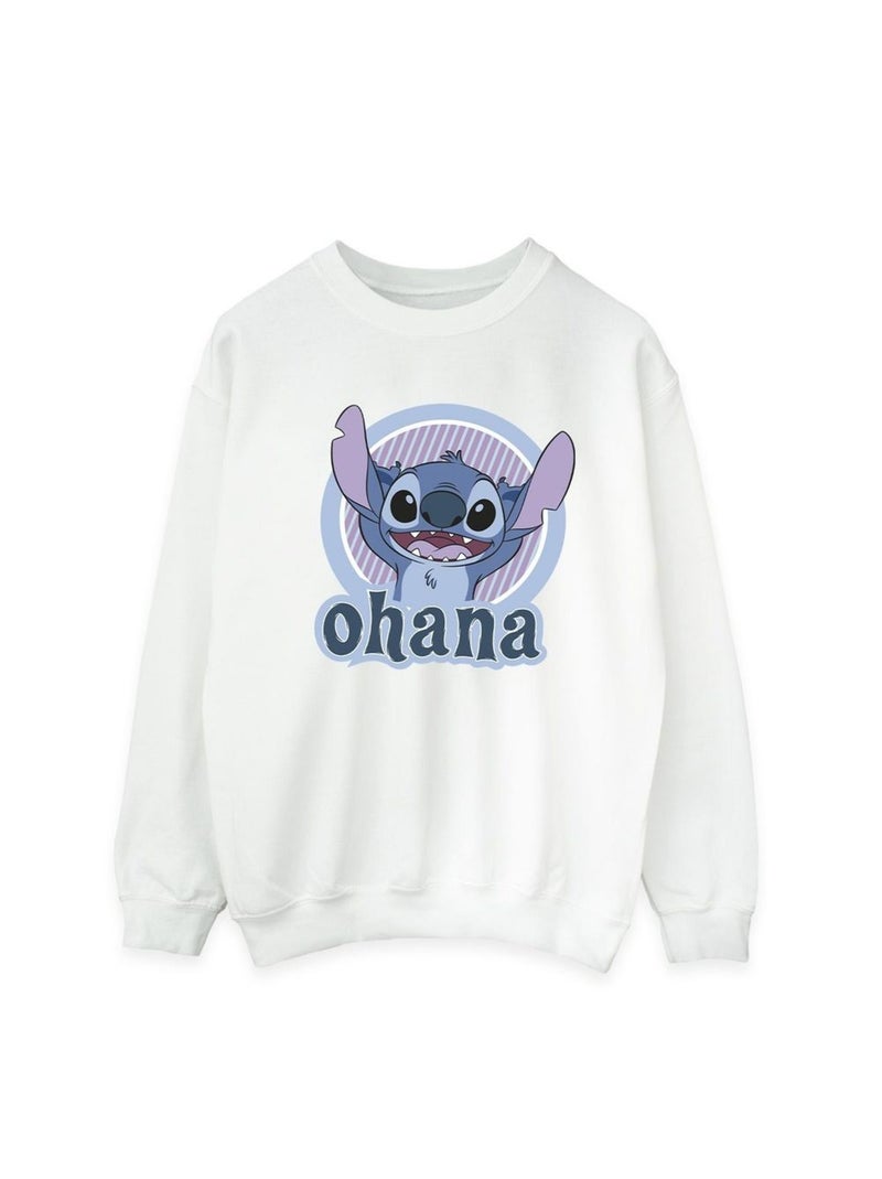 Disney - Sweat OHANA Blanc - Kiabi