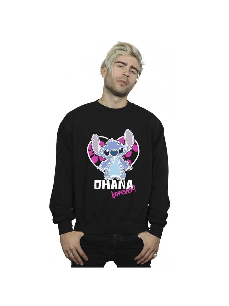 Disney - Sweat OHANA FOREVER Noir - Kiabi