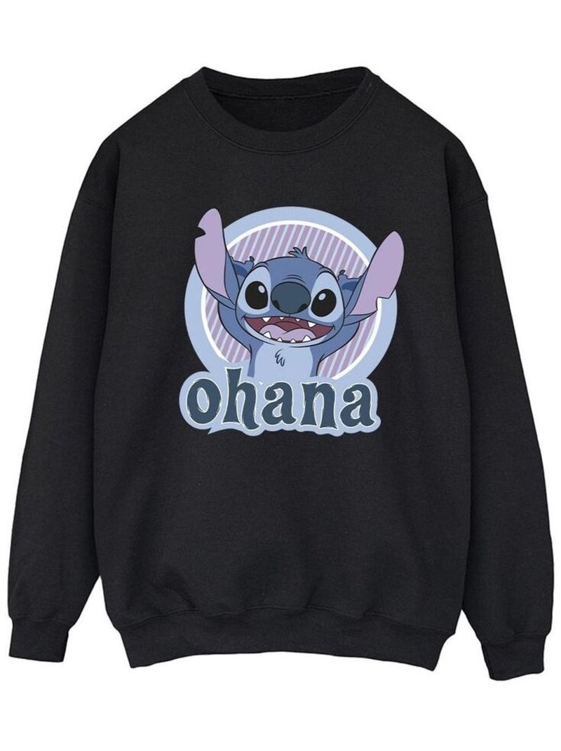 Disney - Sweat OHANA Noir - Kiabi