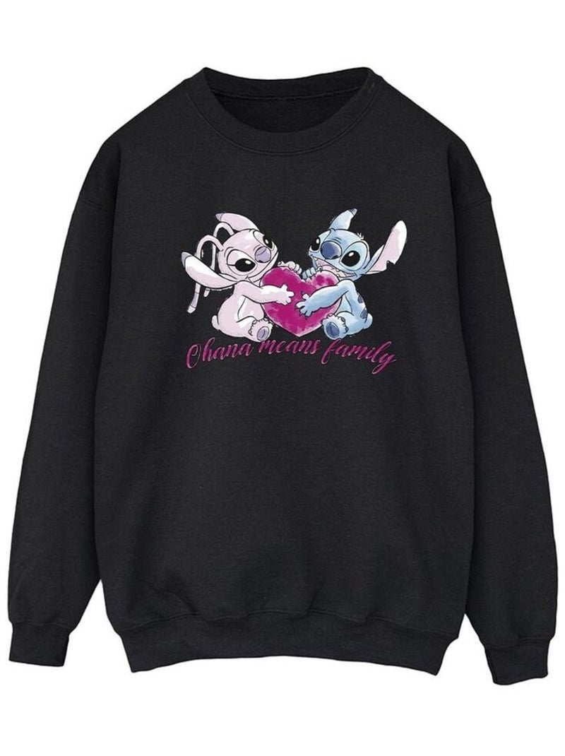 Disney - Sweat OHANA Noir - Kiabi