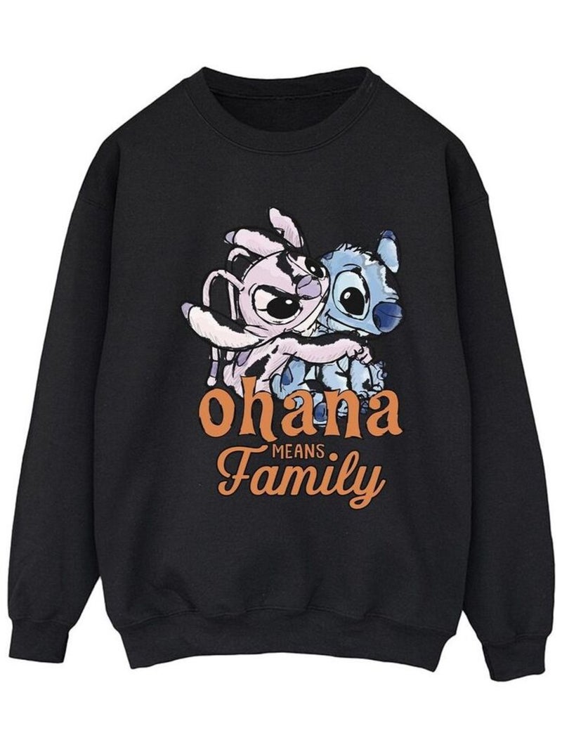 Disney - Sweat OHANA Noir - Kiabi