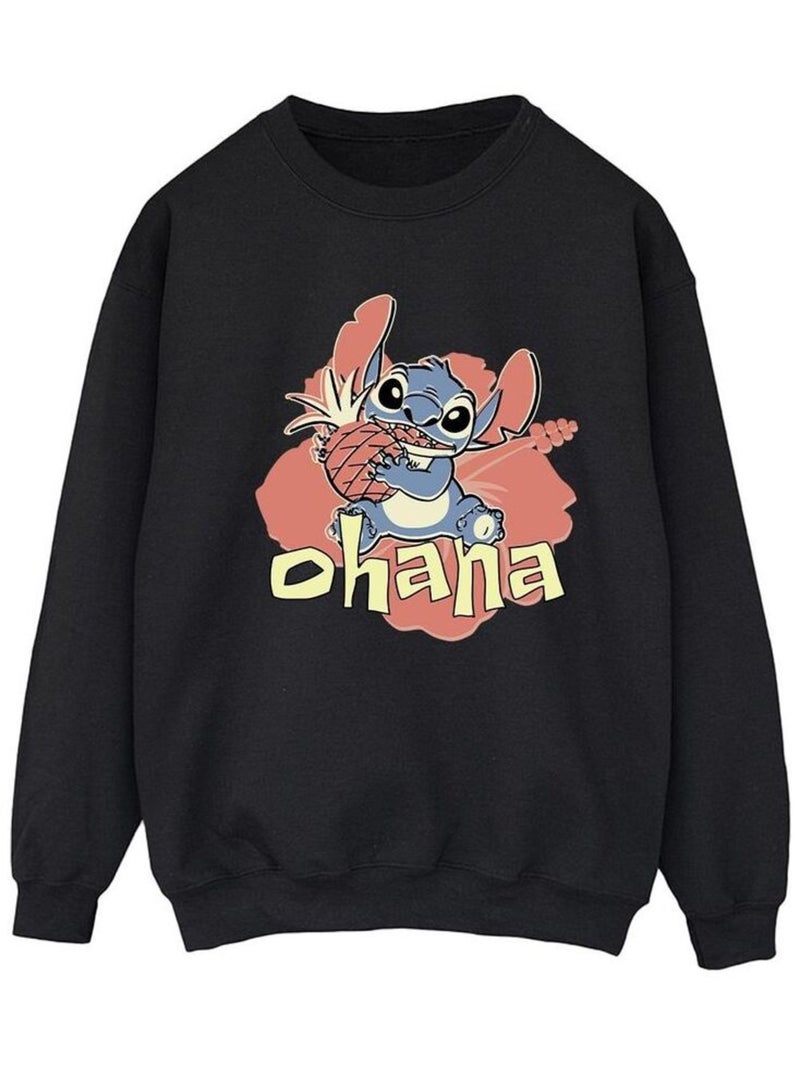 Disney - Sweat OHANA Noir - Kiabi