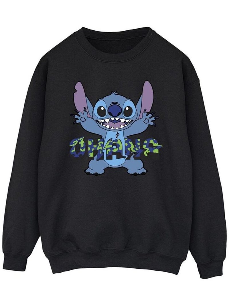 Disney - Sweat OHANA Noir - Kiabi