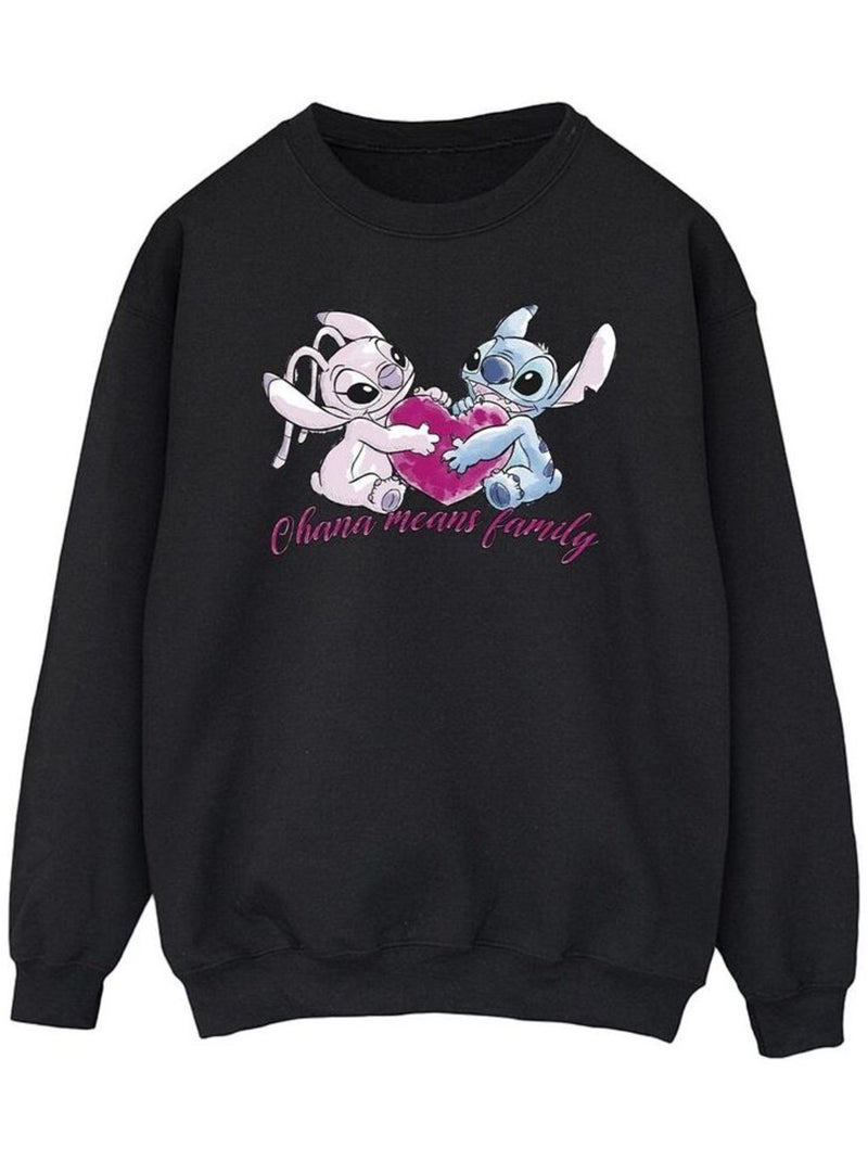 Disney - Sweat OHANA Noir - Kiabi