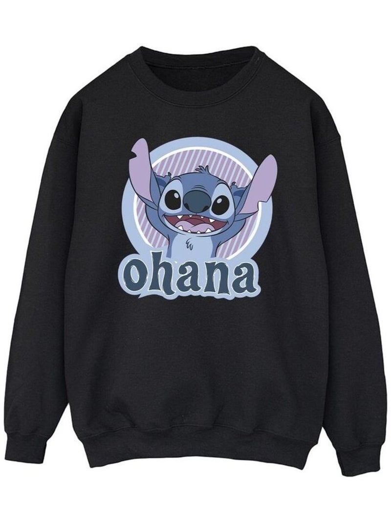 Disney - Sweat OHANA Noir - Kiabi