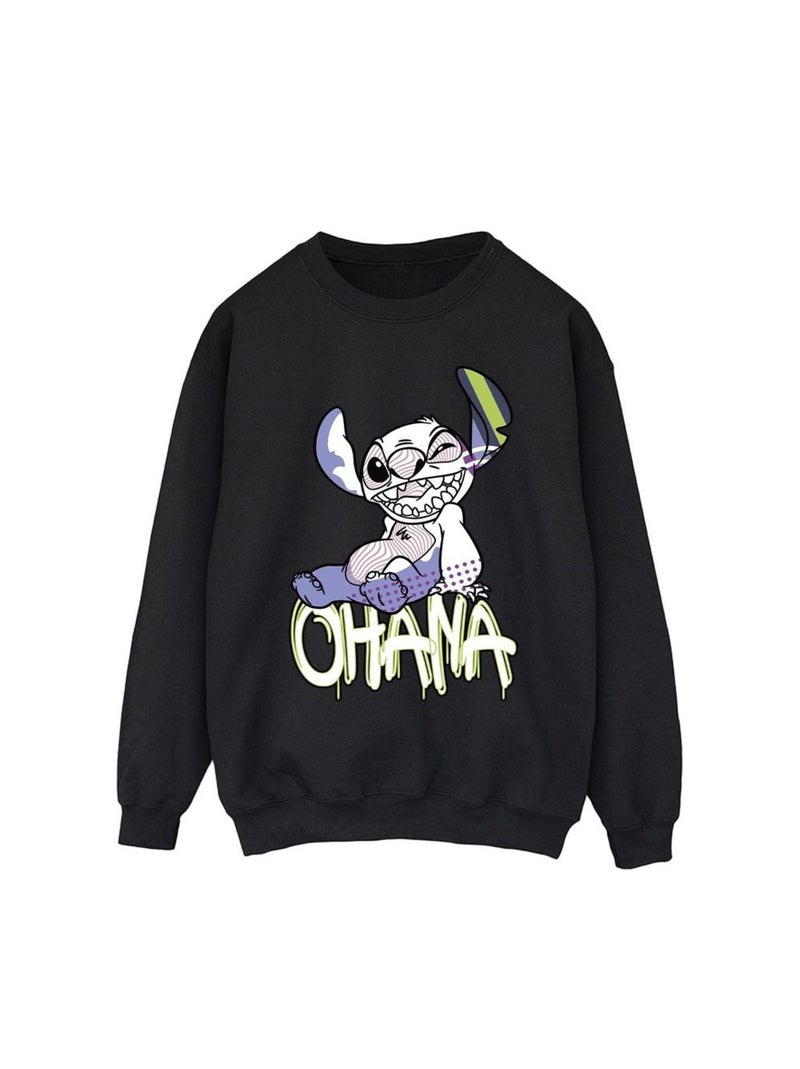 Disney - Sweat OHANA Noir - Kiabi